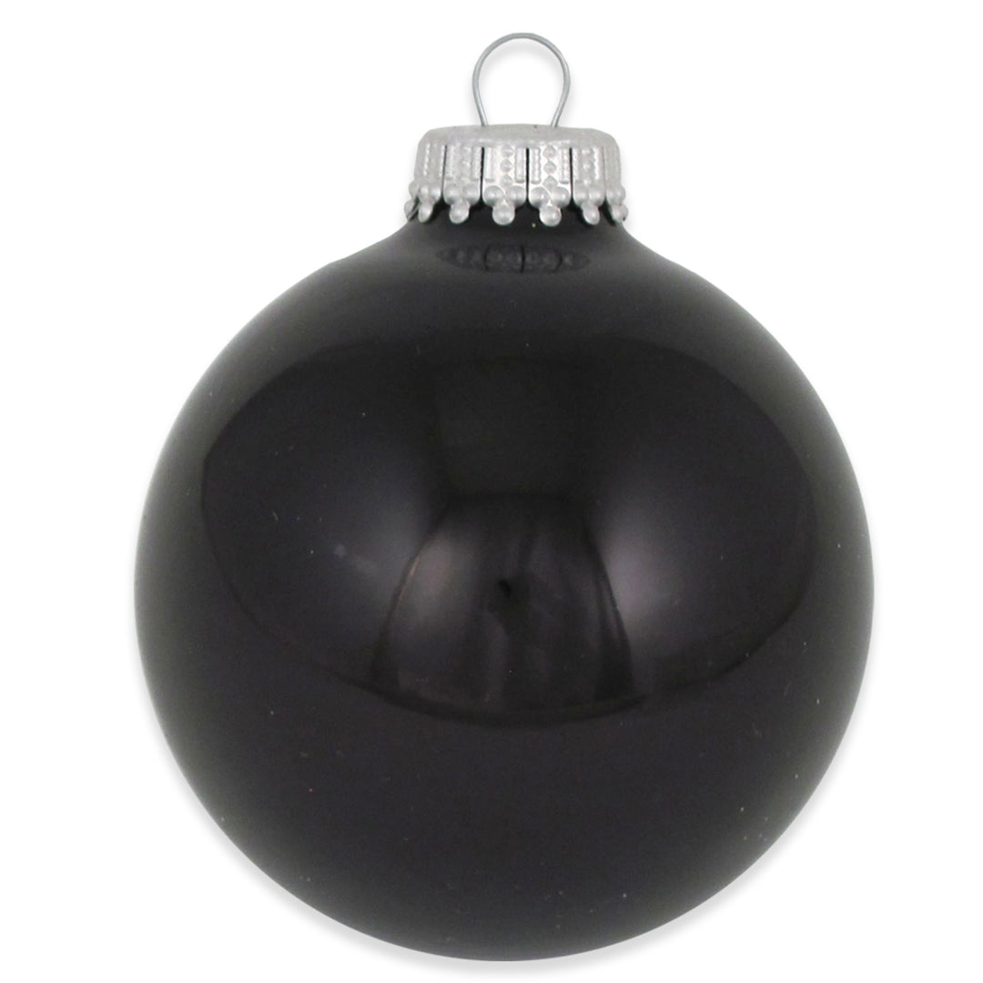 2 5/8" (67mm) Glass Ball Ornament Solid Color Variety, 12/Box, 12/Case, 144 Pieces