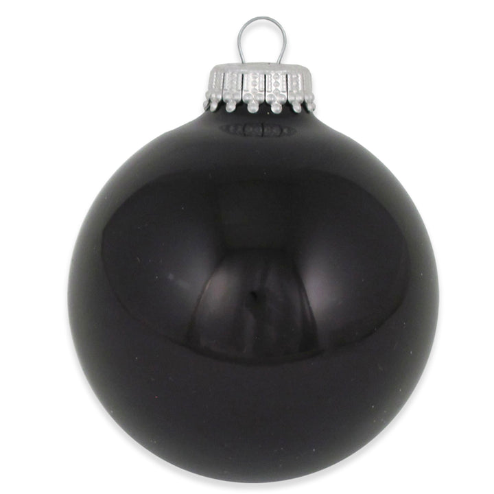2 5/8" (67mm) Glass Ball Ornament Solid Color Variety, 12/Box, 12/Case, 144 Pieces