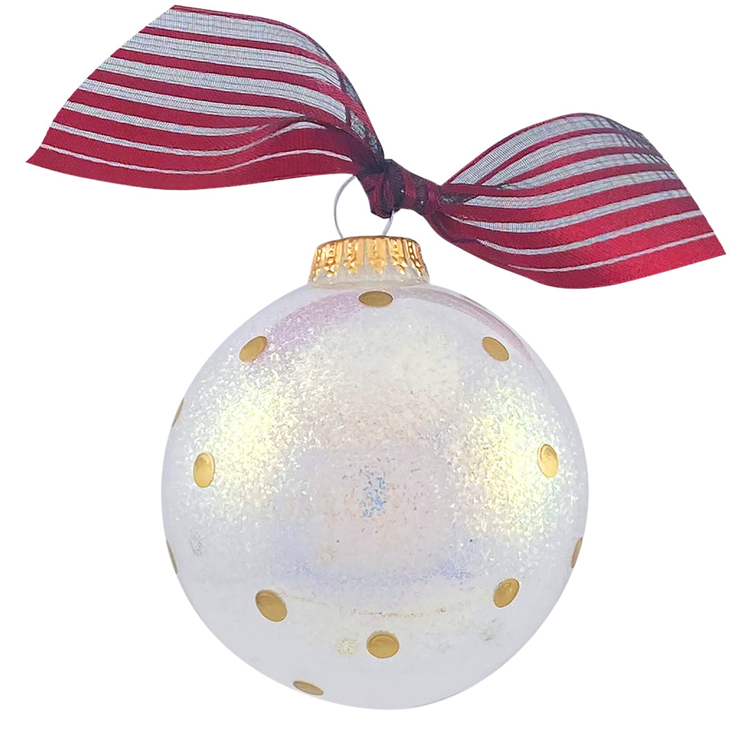 3 1/4" (80mm) Personalizable Hugs Specialty Gift Ornaments, Bride & Groom, Snow Sparkle 1/Box, 12/Case, 12 Pieces