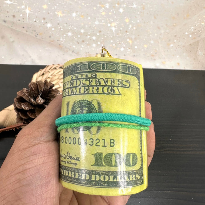 4" (100mm) Money Roll Figurine Ornaments, 1/Box, 6/Case, 6 Pieces