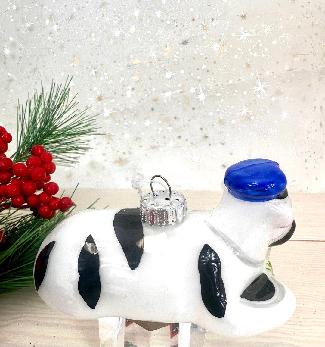 4" (100mm) Milk Cow Figurine Ornaments, 1/Box, 6/Case, 24 Pieces