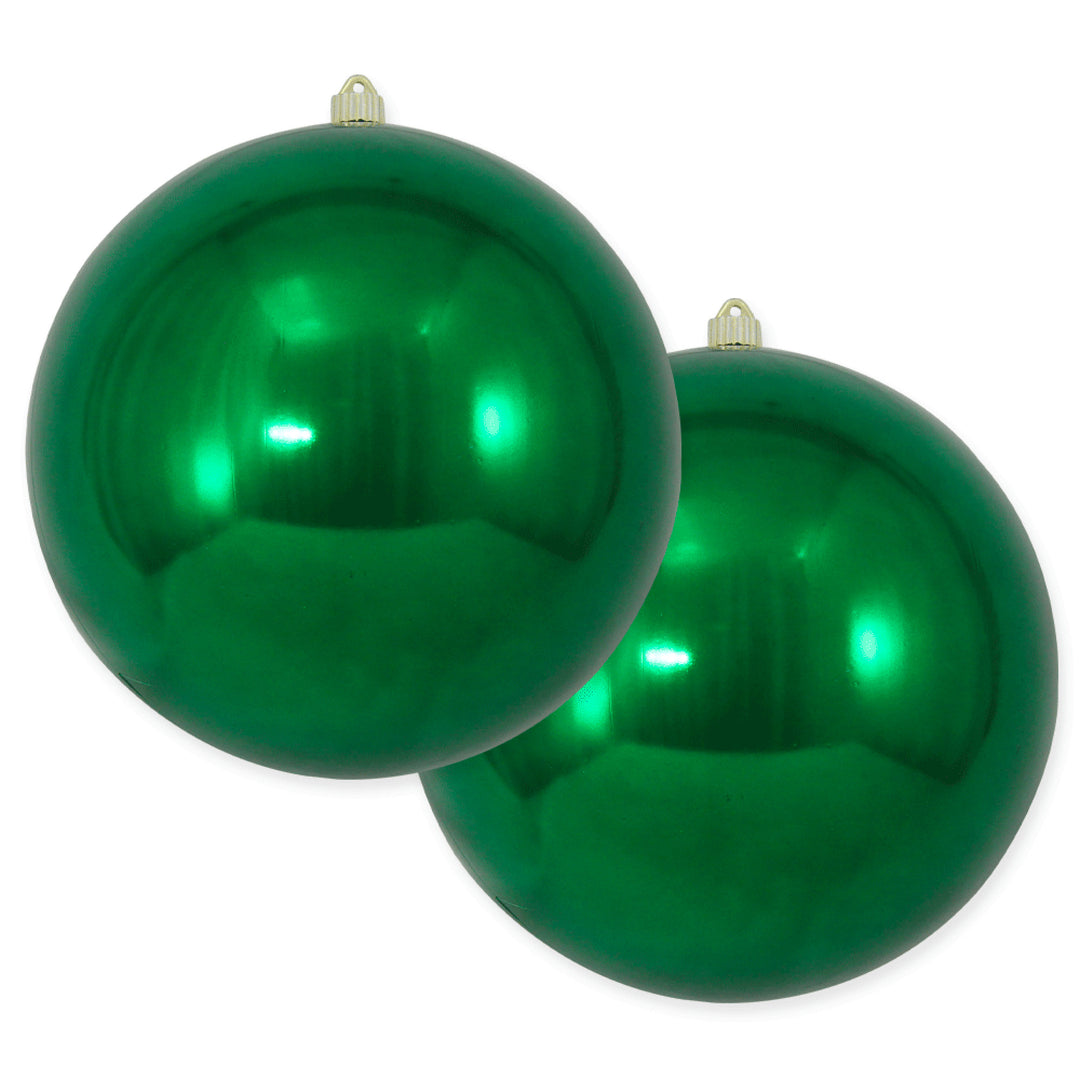 12" (300mm) Giant Commercial Shatterproof Ball Ornament, Blarney, Case, 2 Pieces