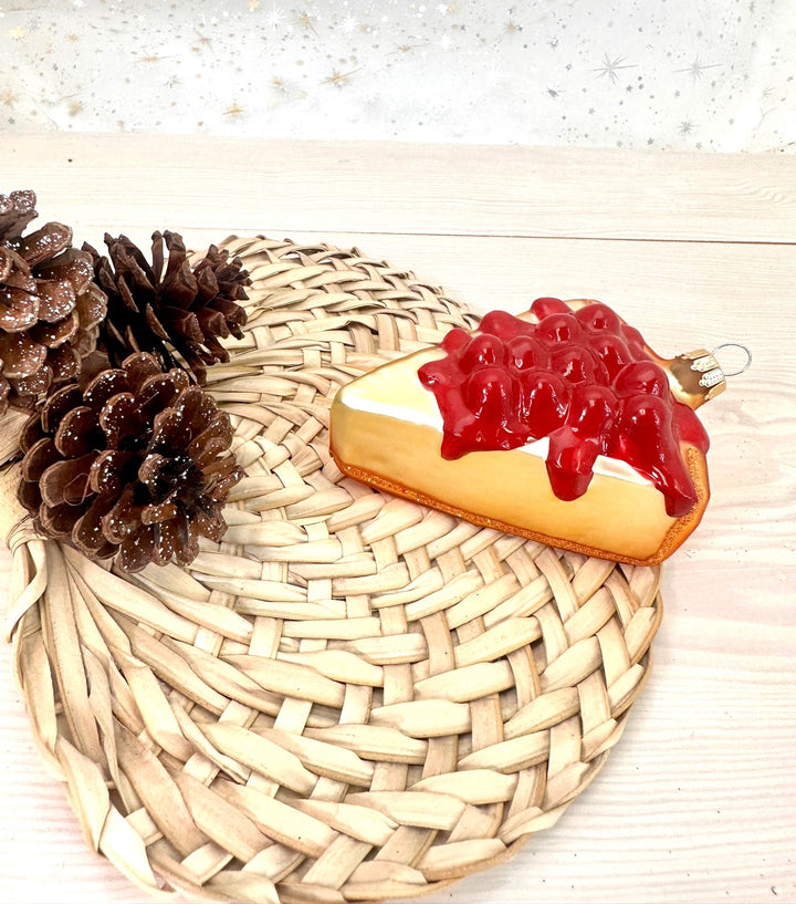 Cherry Cheesecake Figurine Ornaments, 1/Box, 6/Case, 6 Pieces