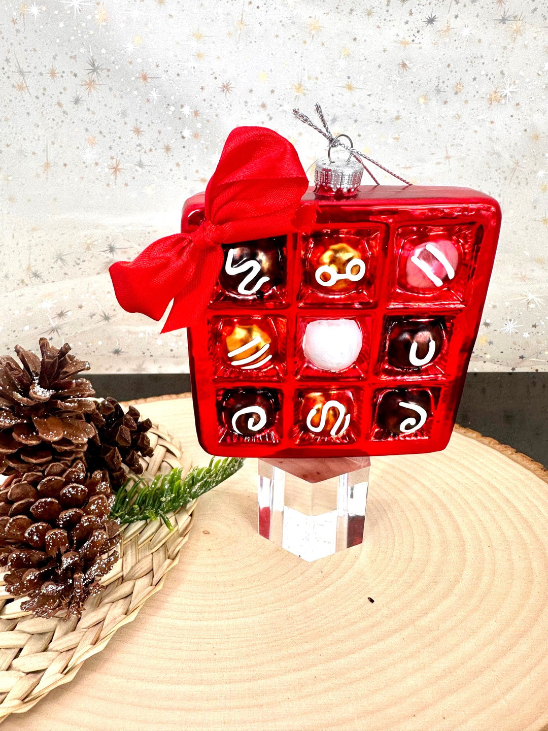 Box of Chocolates Figurine Ornaments, 1/Box, 6/Case, 6 Pieces