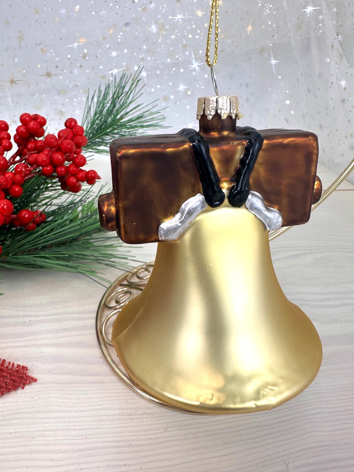 4" (100mm) Commercial Shatterproof Bell Ornaments, Multicolor, 1/Box, 6/Case, 6 Pieces
