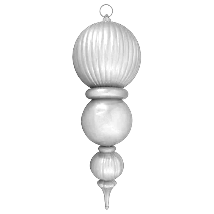 22" Giant Commercial Shatterproof Finials, Looking  Glass , Case, 2 Pieces