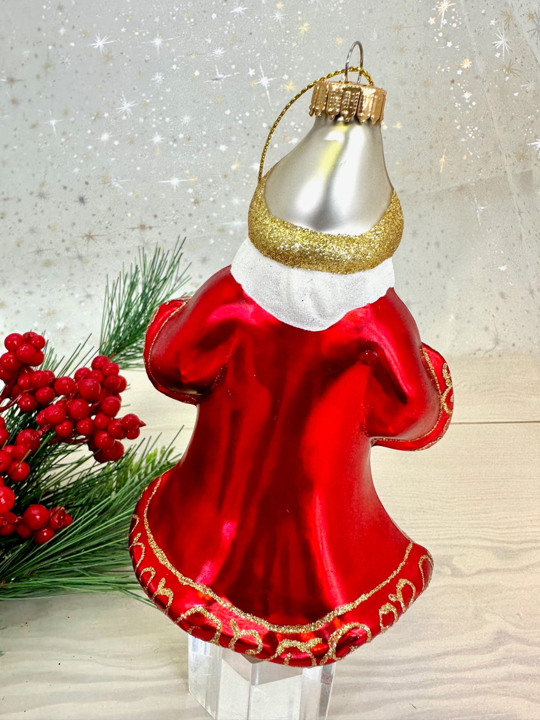 5 1/4" (133mm) Santa Ornaments, 1/Box, 6/Case, 6 Pieces