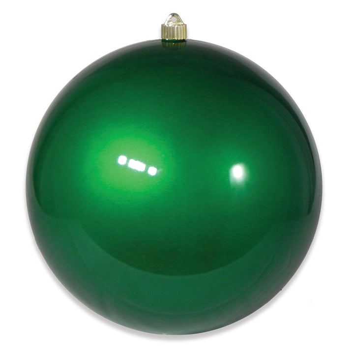 12" (300mm) Giant Commercial Shatterproof Ball Ornament, Candy Green, Case, 2 Pieces