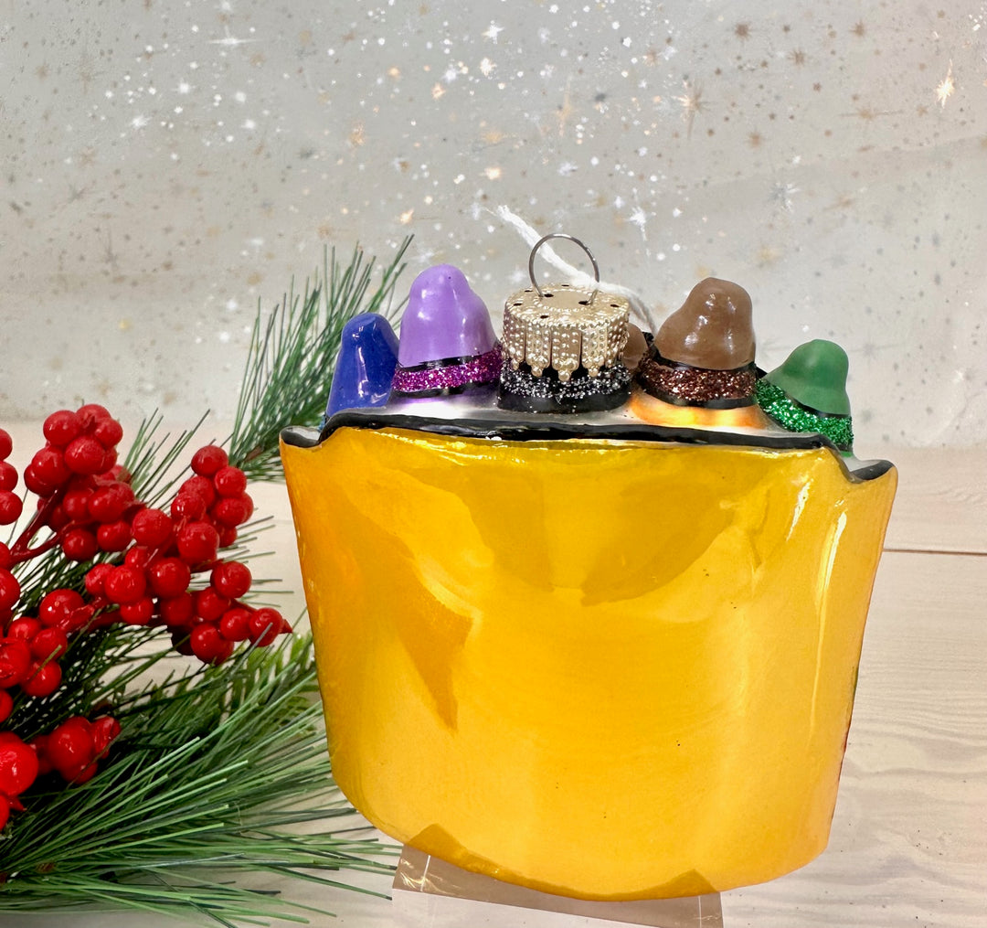 3 3/4" (95mm) Box of Crayons Figurine Ornaments, 1/Box, 6/Case, 6 Pieces