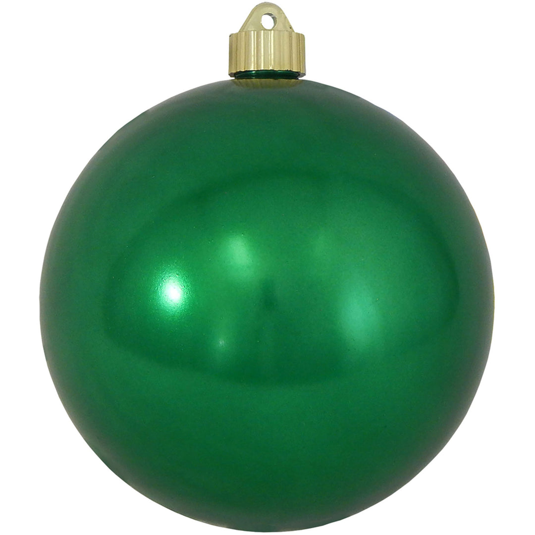6" (150mm) Commercial Shatterproof Ball Ornament, Shiny Blarney Green, 2 per Bag, 6 Bags per Case, 12 Pieces