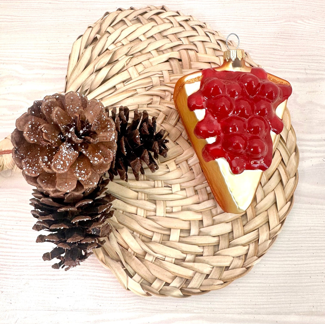 Cherry Cheesecake Figurine Ornaments, 1/Box, 6/Case, 6 Pieces