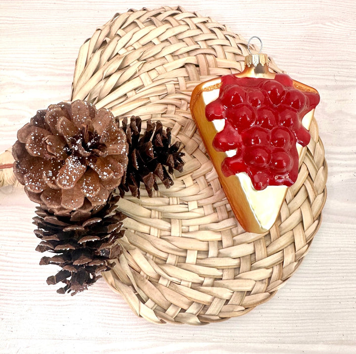 Cherry Cheesecake Figurine Ornaments, 1/Box, 6/Case, 6 Pieces