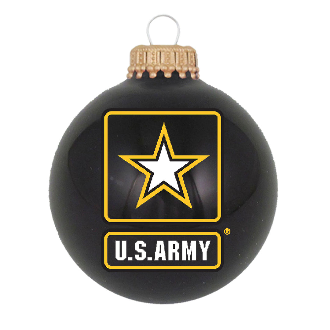 2 5/8" (67mm) Ball Ornaments, Army Variety Set, 12/Box, 12/Case, 144 Pieces