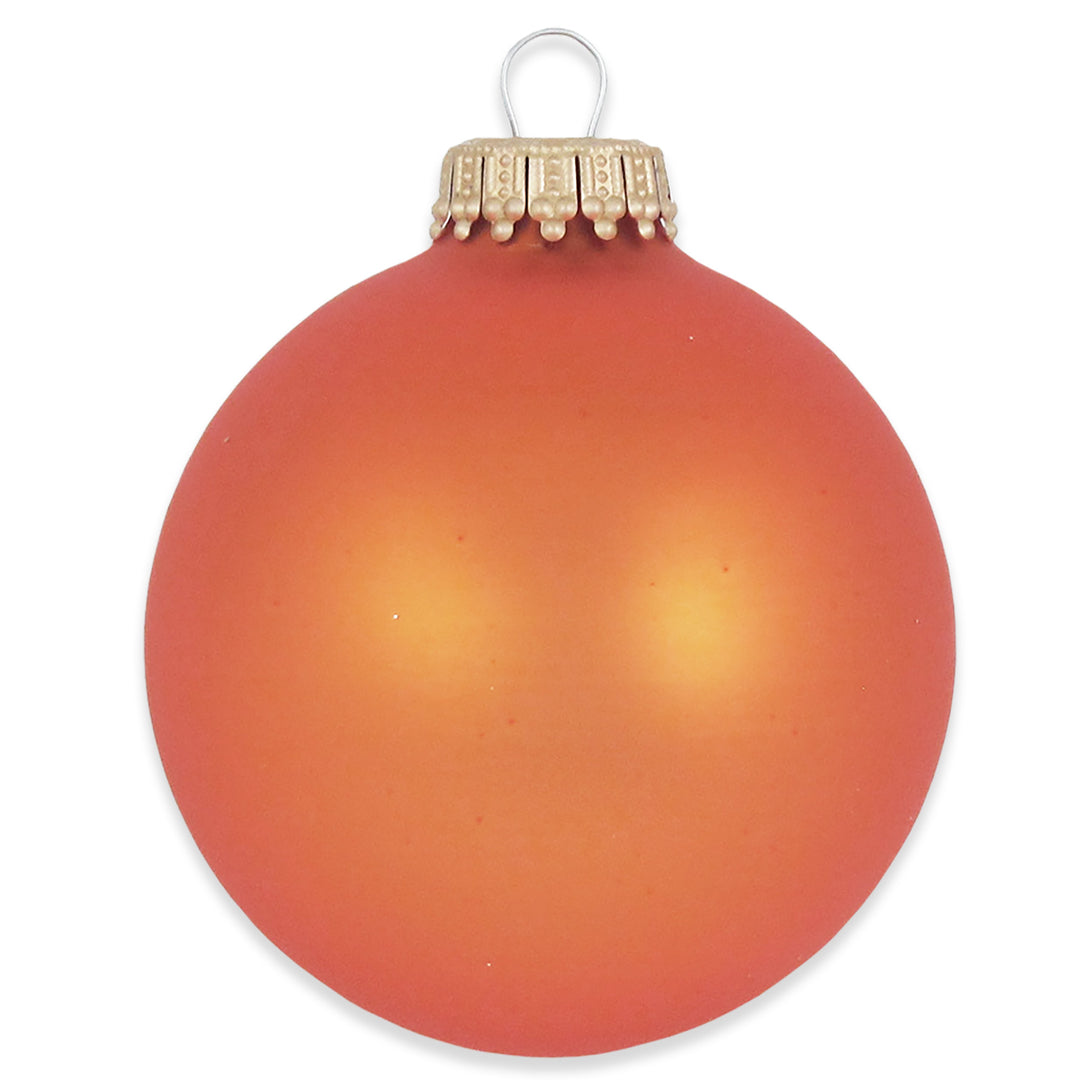 2 5/8" (67mm) Glass Ball Ornament Solid Color Variety, 12/Box, 12/Case, 144 Pieces