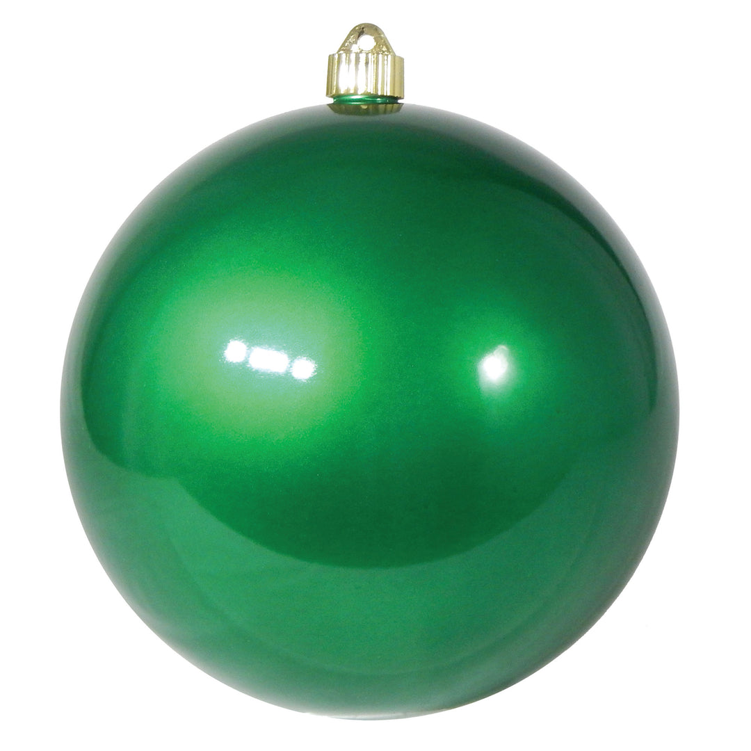 8" (200mm) Giant Commercial Shatterproof Ball Ornament, Candy Green, Case, 6 Pieces