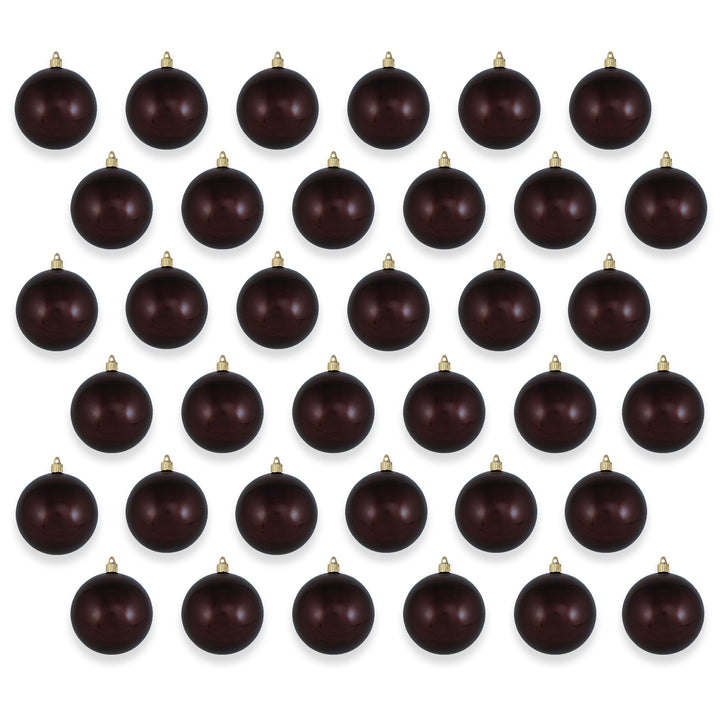 4 3/4" (120mm) Jumbo Commercial Shatterproof Ball Ornament, Hot Java, Case, 36 Pieces