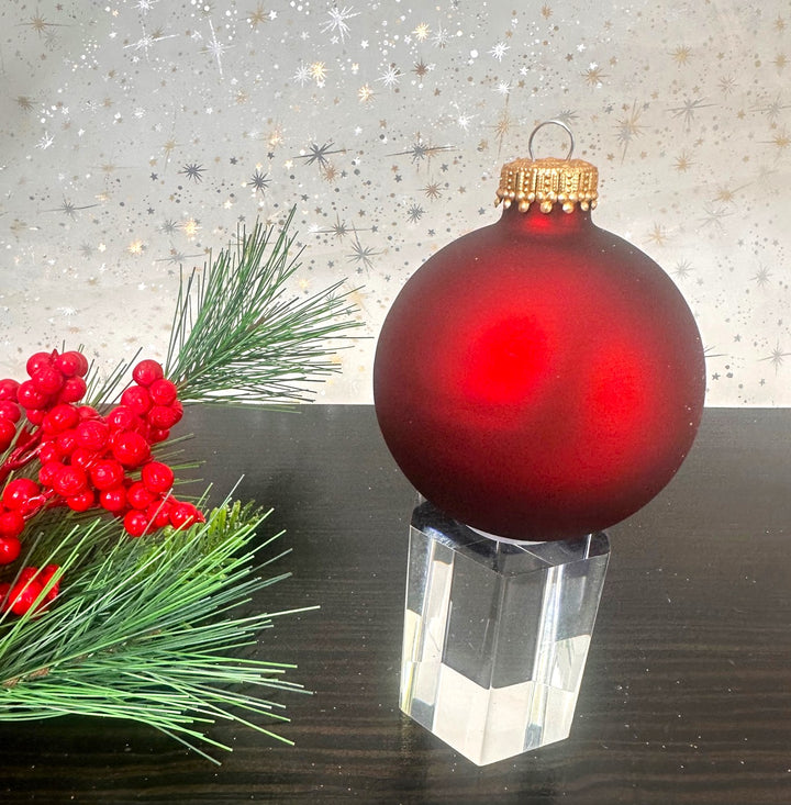 2 5/8" (67mm) Ball Ornaments, Christmas Romance Solid Color Variety Set, 12/Box, 12/Case, 144 Pieces