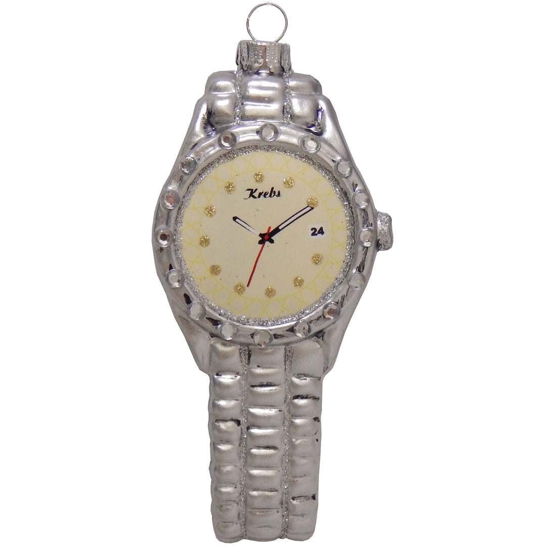 2 5/8" (67mm) Silver Mens and Ladies Wristwatch, Silver, 1/Box, 6/Case, 6 Pieces