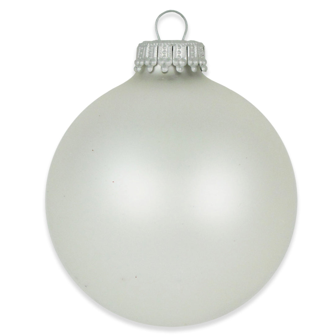 2 5/8" (67mm) Ball Ornaments, Silver Romance Variety Set, 12/Box, 12/Case, 144 Pieces