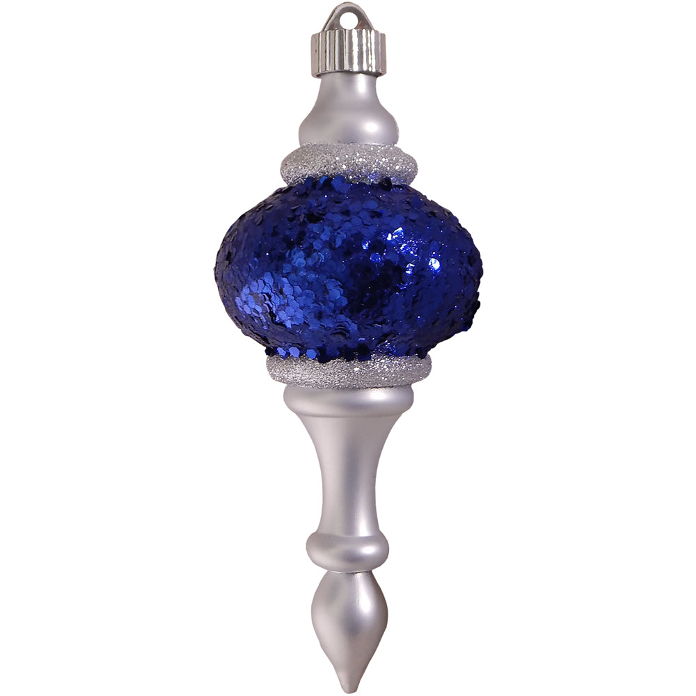 8 2/3" (220mm) Large Commercial Shatterproof Finials, Dove Gray , Case, 12 Pieces