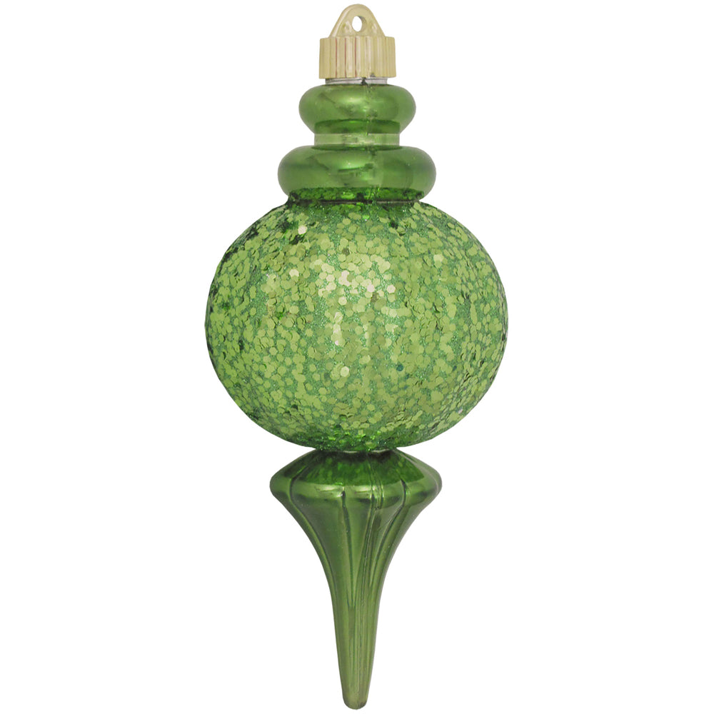 8 2/3" (220mm) Large Commercial Shatterproof Finials, Limeade , Case, 12 Pieces