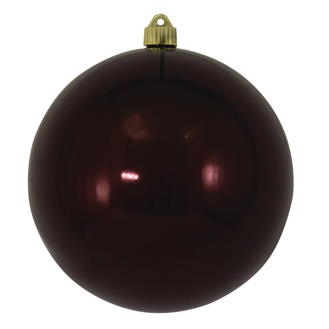 8" (200mm) Giant Commercial Shatterproof Ball Ornament, Hot Java, Case, 6 Pieces