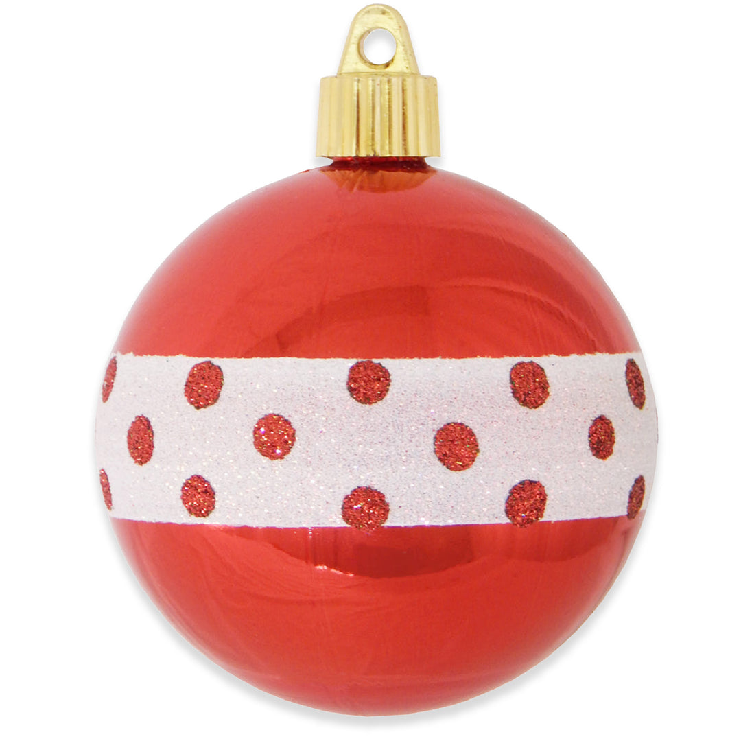 3 1/4" (80mm) Commercial Shatterproof Ball Ornament, True Love, Case, 36 Pieces