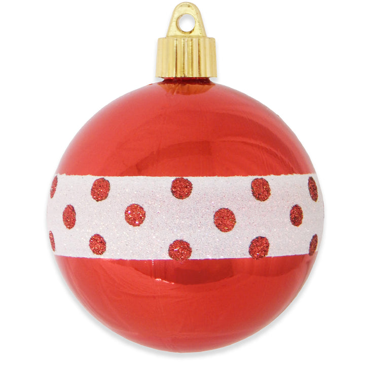 3 1/4" (80mm) Commercial Shatterproof Ball Ornament, True Love, Case, 36 Pieces