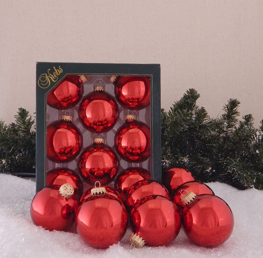 2 5/8" (67mm) Aztec Gold/ Christmas Red/ Emerald Green Assortment , 4 Boxes x 3 Colors. 12 Boxes per Case, 96Pieces