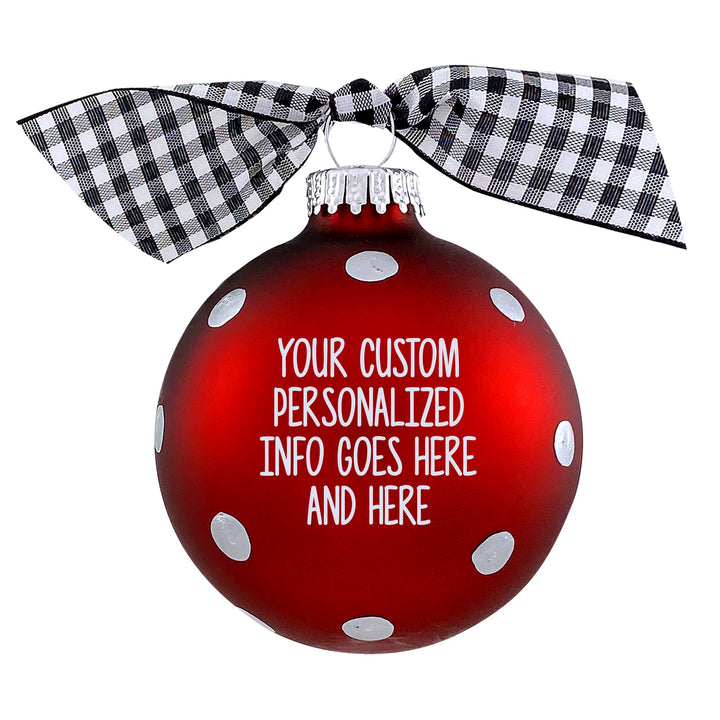 3 1/4" (80mm) Personalizable Hugs Specialty Gift Ornaments, Love you Mom, Port Velvet, 1/Box, 12/Case, 12 Pieces