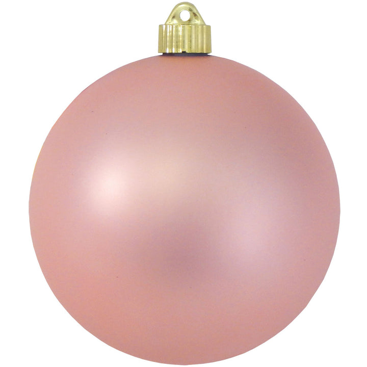 6" (150mm) Large Commercial Shatterproof Ball Ornaments, Piglet Pink, 1/Box, 12/Case, 12 Pieces - Christmas by Krebs Wholesale