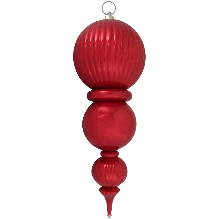 22" Giant Commercial Shatterproof Finials, Sonic Red , Case, 2 Pieces