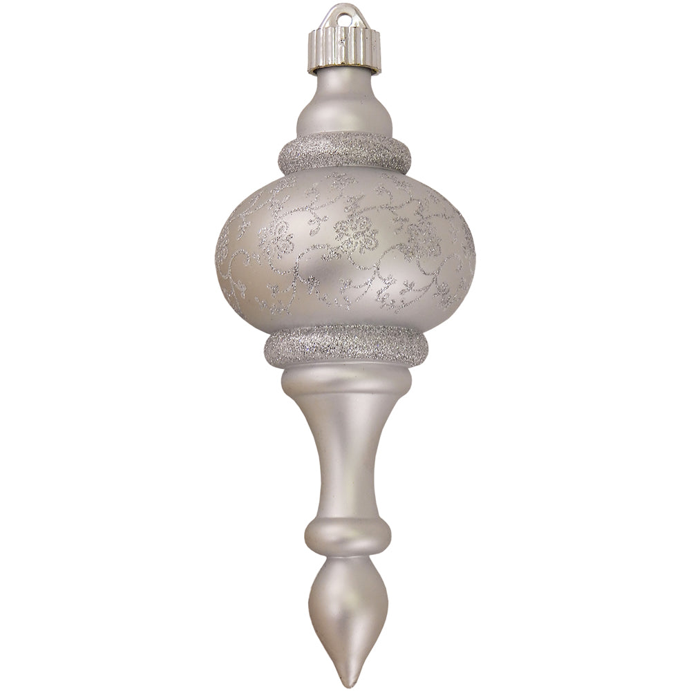 8 2/3" (220mm) Large Commercial Shatterproof Finials, Dove Gray , Case, 12 Pieces