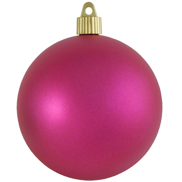 4" (100mm) Commercial Shatterproof Ball Ornament, Matte Glamour, 4 per Bag, 12 Bags per Case, 48 Pieces