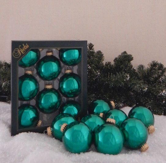 2 5/8" (67mm) Aztec Gold/ Christmas Red/ Emerald Green Assortment , 4 Boxes x 3 Colors. 12 Boxes per Case, 96Pieces