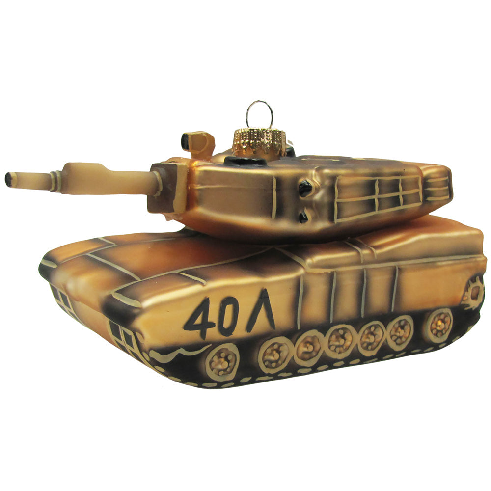 5 3/4" (146mm) Army Tank Figurine Ornaments, 1/Box, 6/Case, 6 Pieces