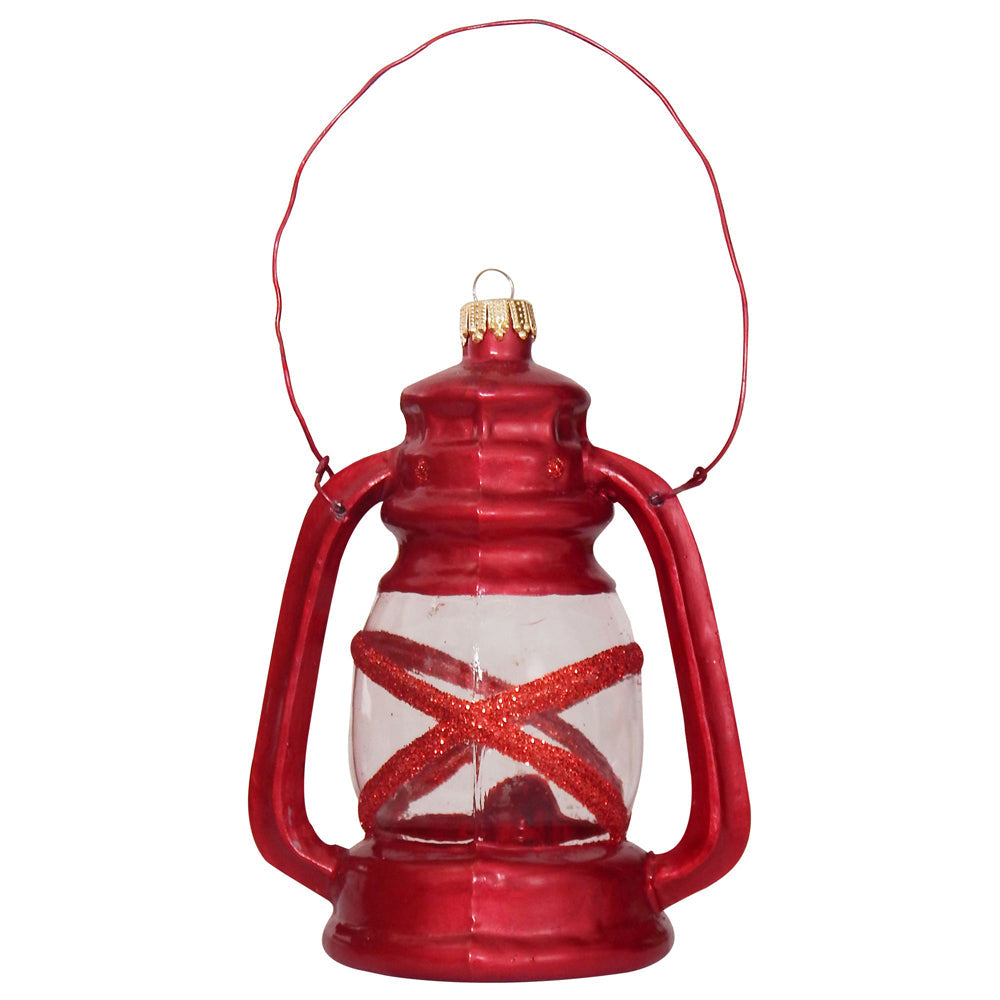 4 1/2" (114mm) Red Lantern Figurine Ornaments, 1/Box, 6/Case, 6 Pieces