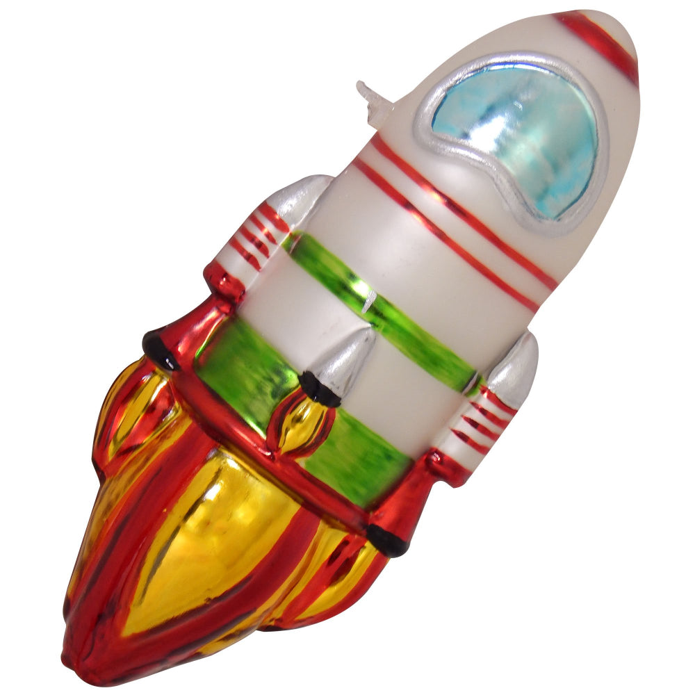 Space Rocket Figurine Ornaments, 1/Box, 6/Case, 6 Pieces