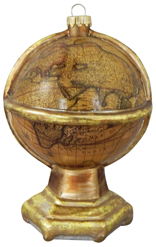 4 1/4" (108mm) Old World Globe Figurine Ornaments, 1/Box, 6/Case, 6 Pieces
