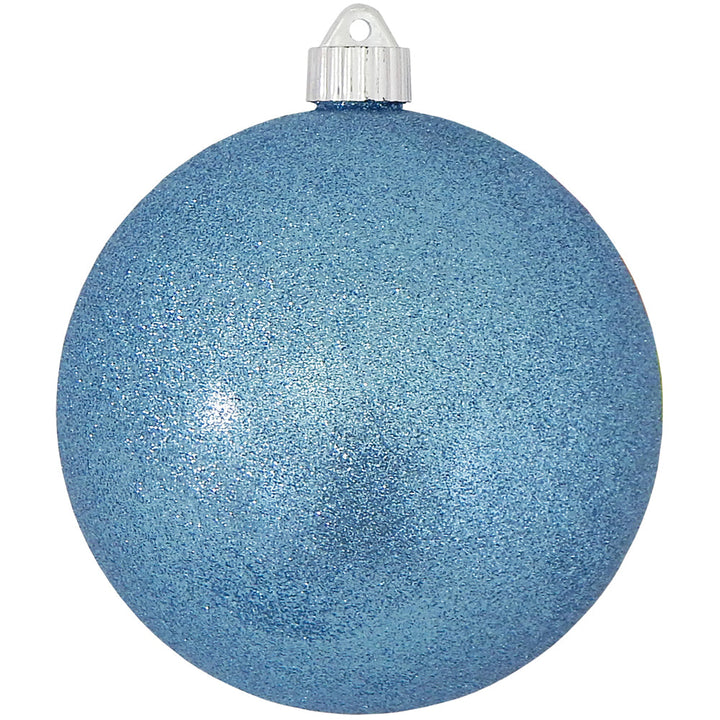 6" (150mm) Large Commercial Shatterproof Ball Ornaments, Light Blue, 1/Box, 12/Case, 12 Pieces
