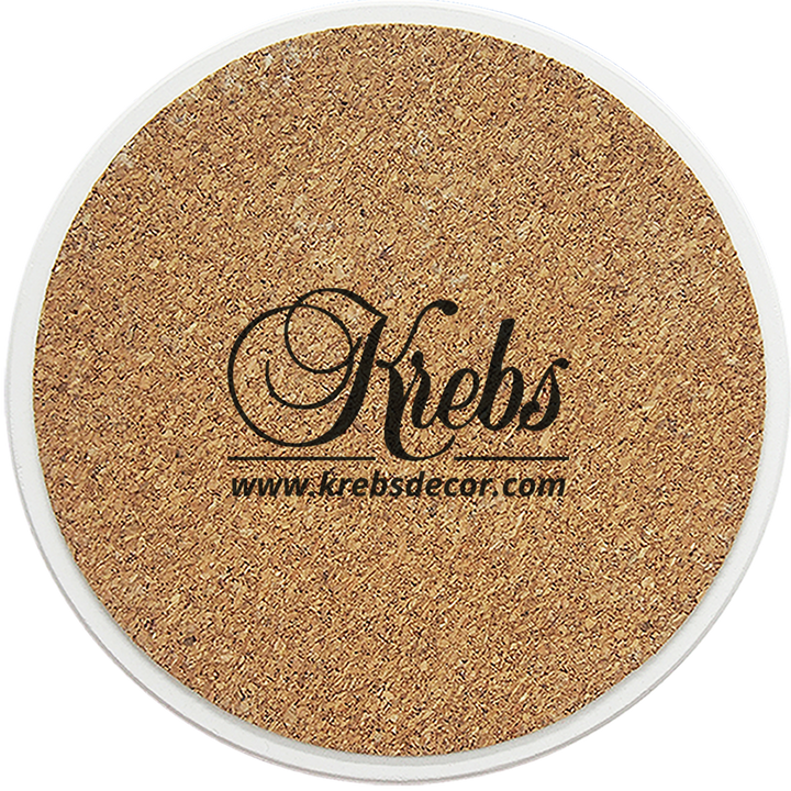 [Set of 4] 4 inch Round Premium Absorbent Ceramic Dog Lover Coasters - Mastiff
