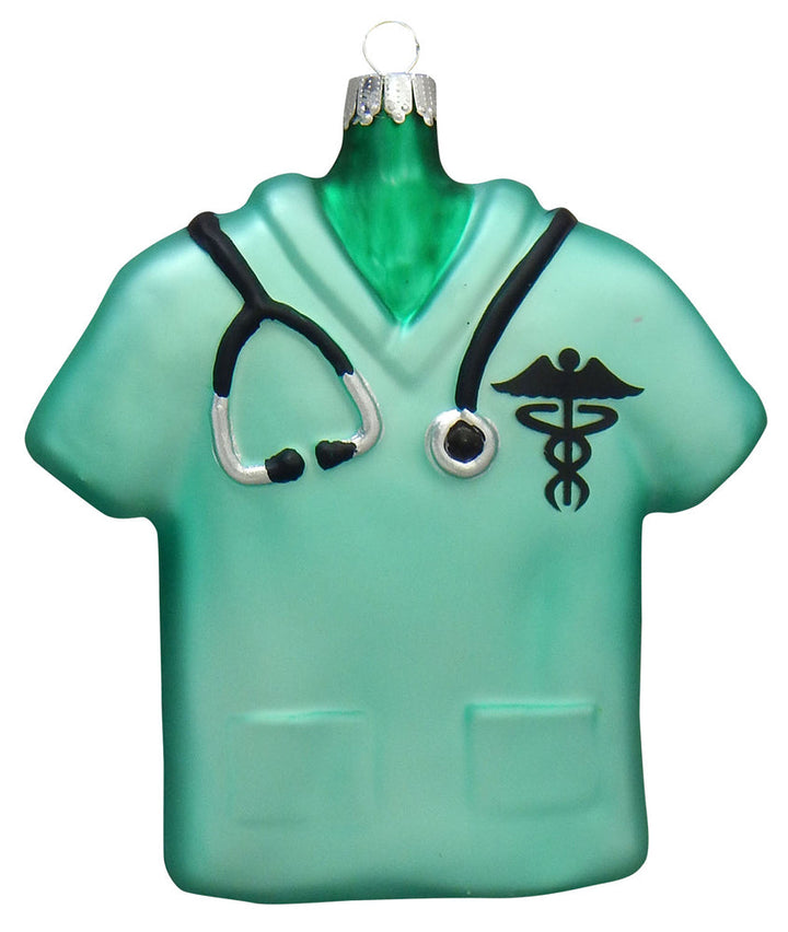 Nurse Scrub Top Figurine Ornaments, 1/Box, 6/Case, 6 Pieces