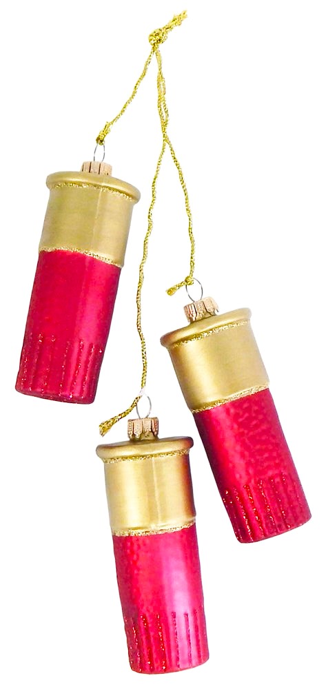 7" (178mm) Shotgun Shell Cluster Figurine Ornaments, 1/Box, 6/Case, 6 Pieces