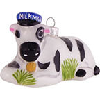 4" (100mm) Milk Cow Figurine Ornaments, 1/Box, 6/Case, 24 Pieces