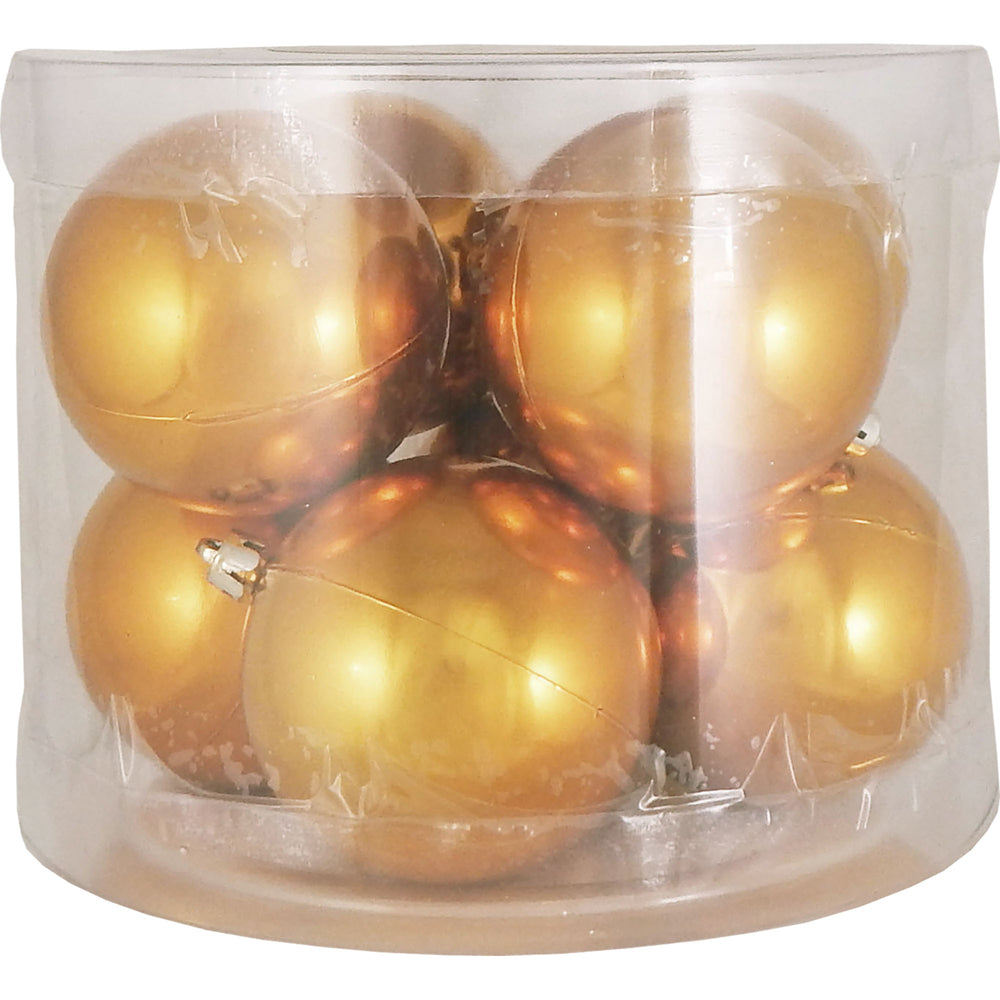 3 1/4" (80mm) Commercial Shatterproof Ball Ornament, Solar Flare, Case, 80 Pieces
