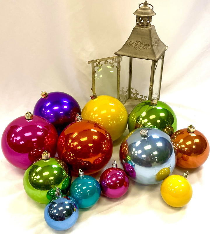 Christmas By Krebs Shatterproof Tree Decorating Kits - ORNAMENTS ONLY - UV and Weather Resistant (Multicolor - UV, 20 Feet - 708 Ornaments)