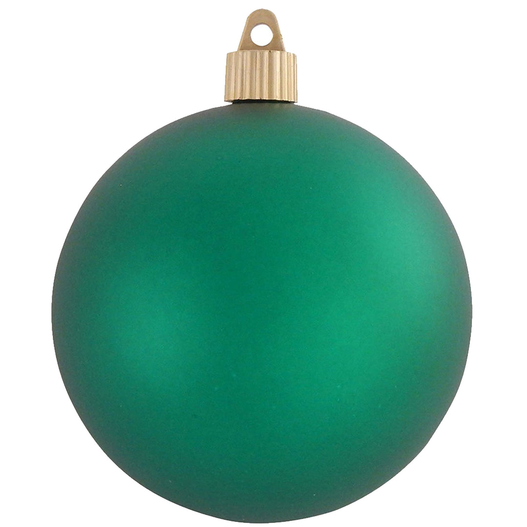 4" (100mm) Commercial Shatterproof Ball Ornament, Matte Shamrock, 4 per Bag, 12 Bags per Case, 48 Pieces