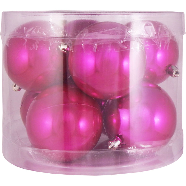 3 1/4" (80mm) Commercial Shatterproof Ball Ornament, Tutti Frutti, Case, 80 Pieces