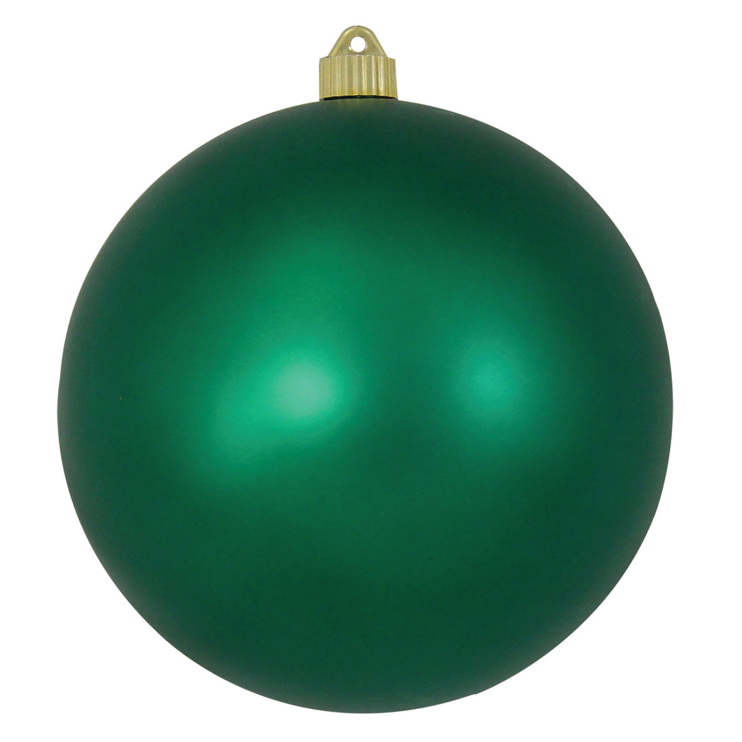 8" (200mm) Giant Commercial Shatterproof Ball Ornament, Shamrock, Case, 6 Pieces
