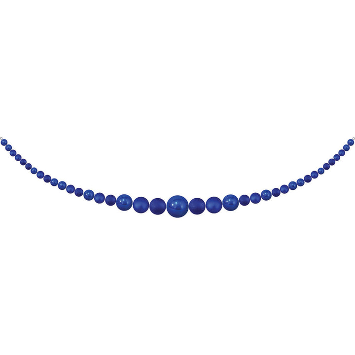 11.5' Giant Commercial Shatterproof Ball Garland, Blue Multi, Case, 1 Piece